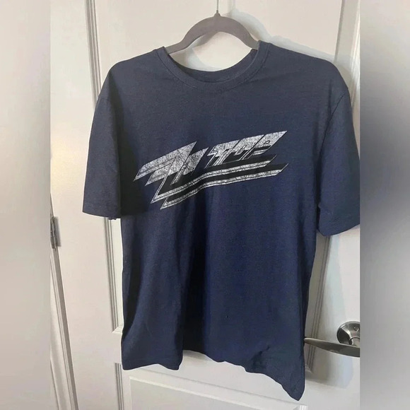 Official Merch | ZZ  Top Navy Band Tee | Size M - Picture 2 of 7